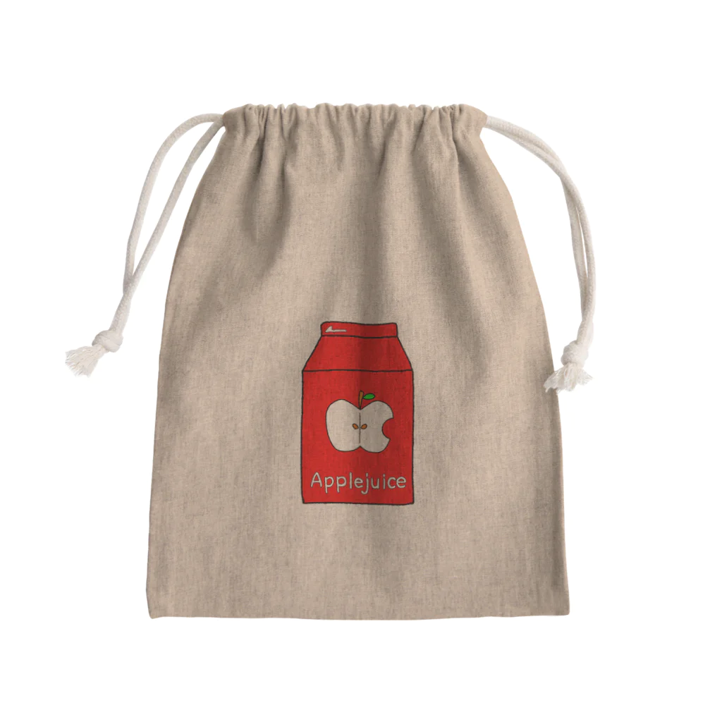 はねぼうしのAppljuice Mini Drawstring Bag