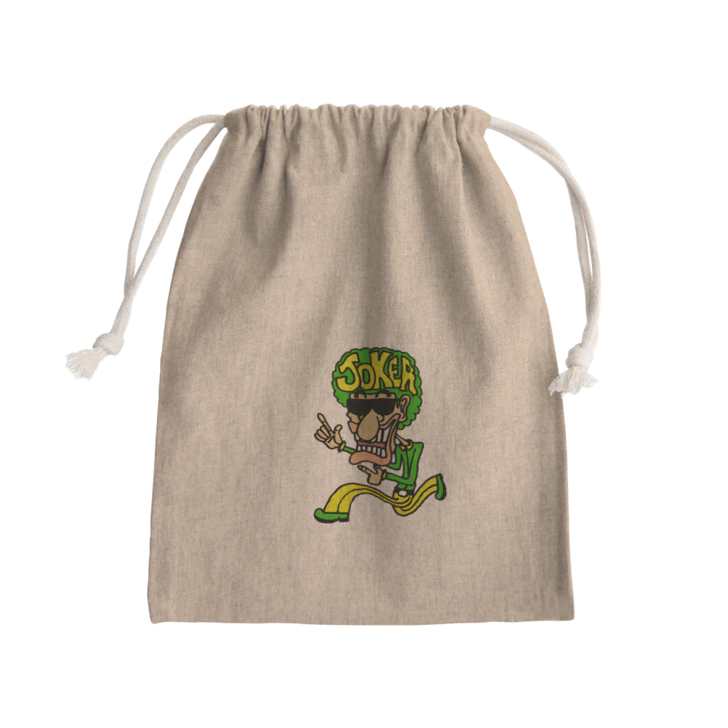 JOKERのアフロキング Mini Drawstring Bag