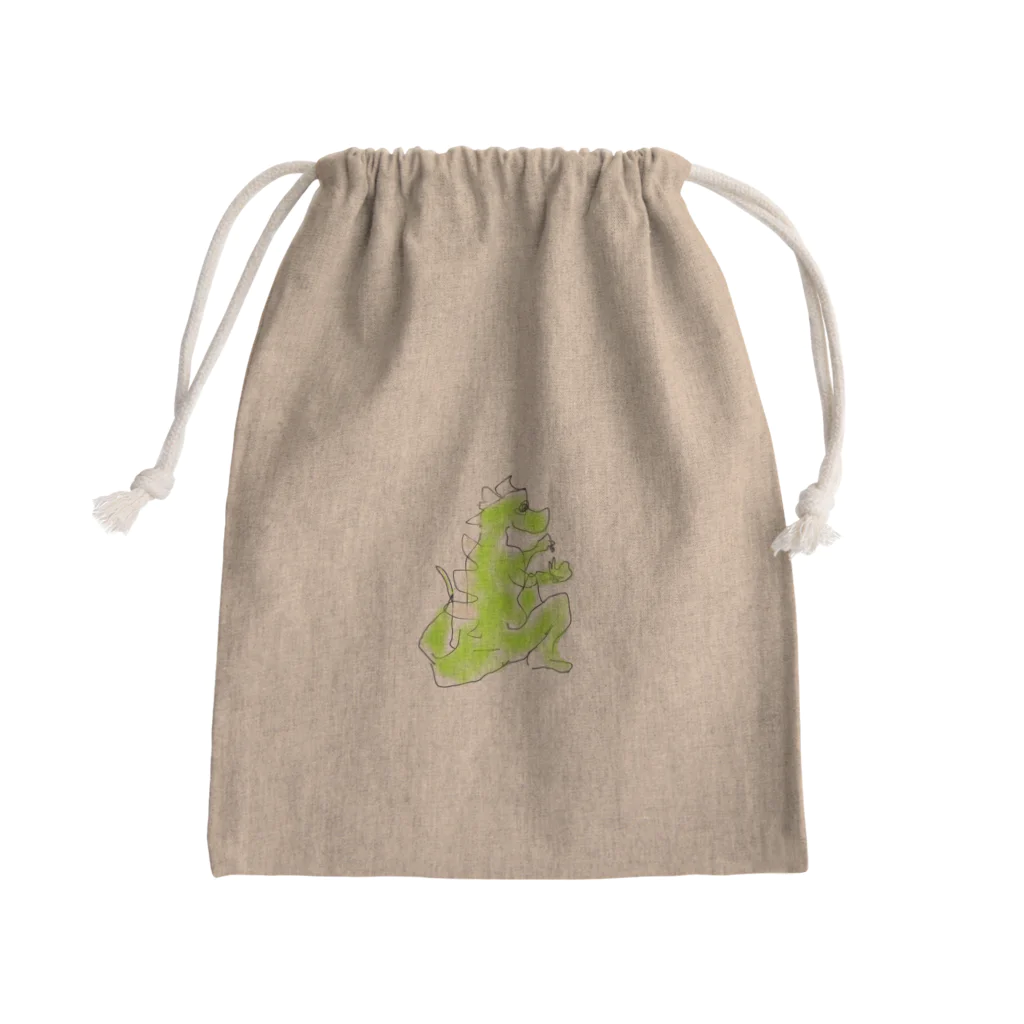 From-Chirutaの絶滅くん Mini Drawstring Bag