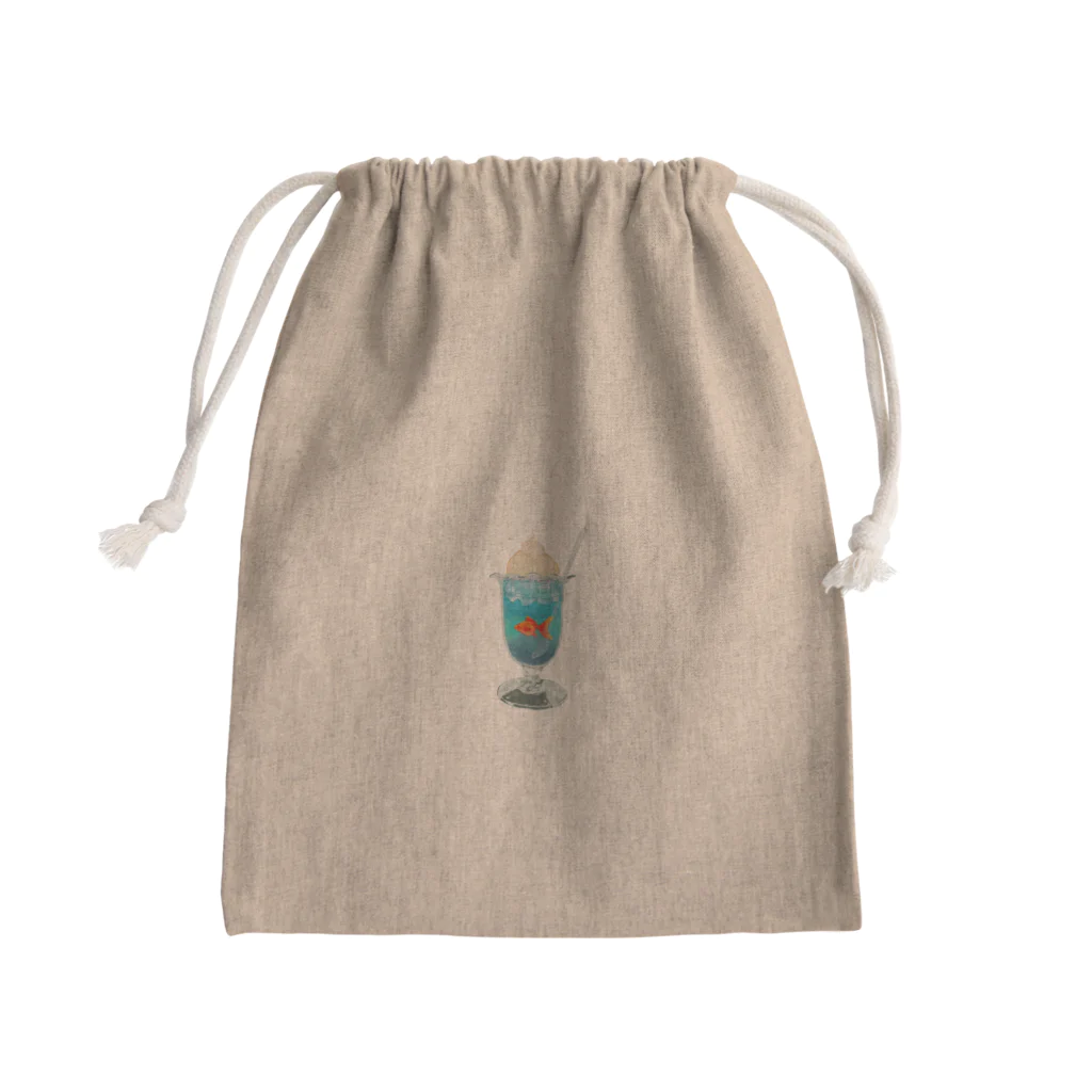 outciderの憧れのクリームソーダ Mini Drawstring Bag