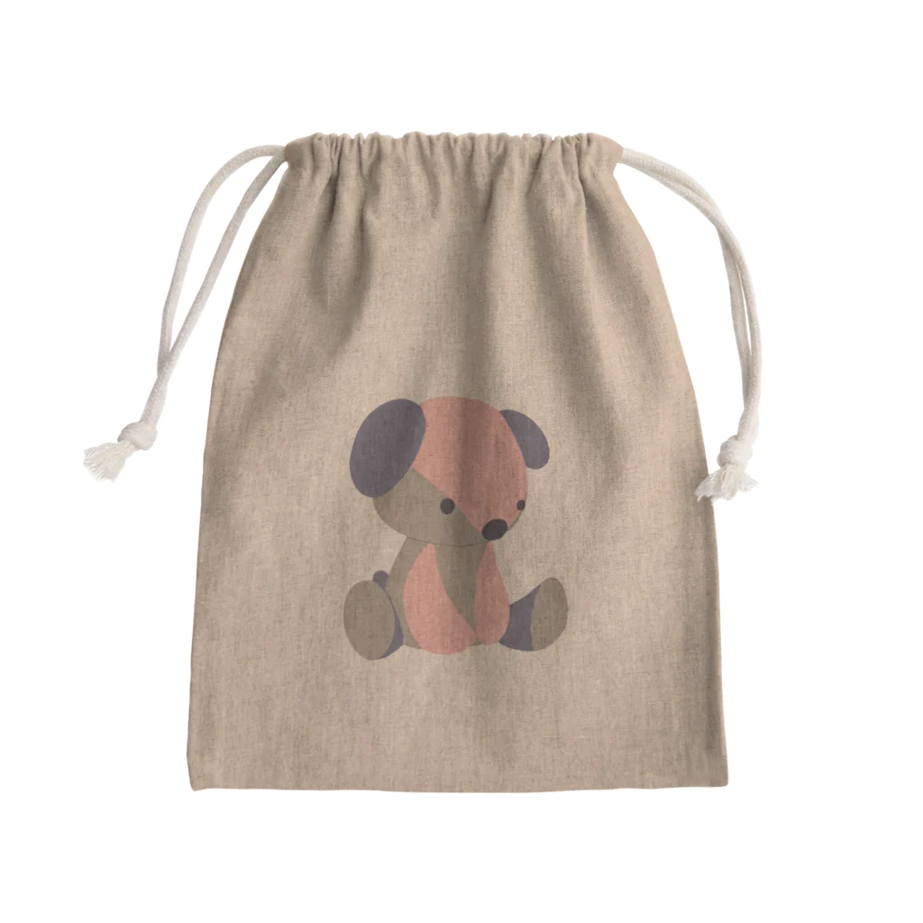 tobu_tori SHOP のくまちゃん Mini Drawstring Bag