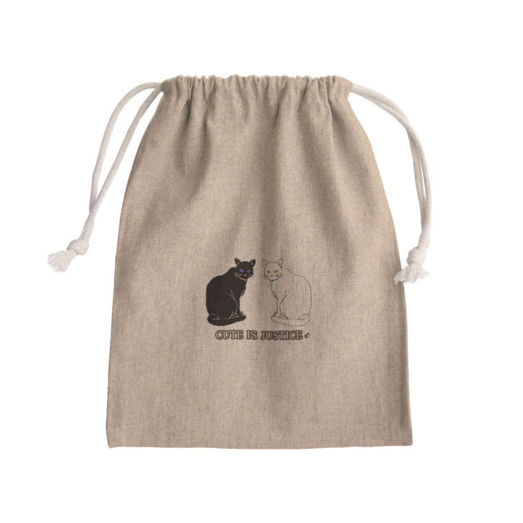 つくも's SHOPの可愛いは正義な猫たち Mini Drawstring Bag