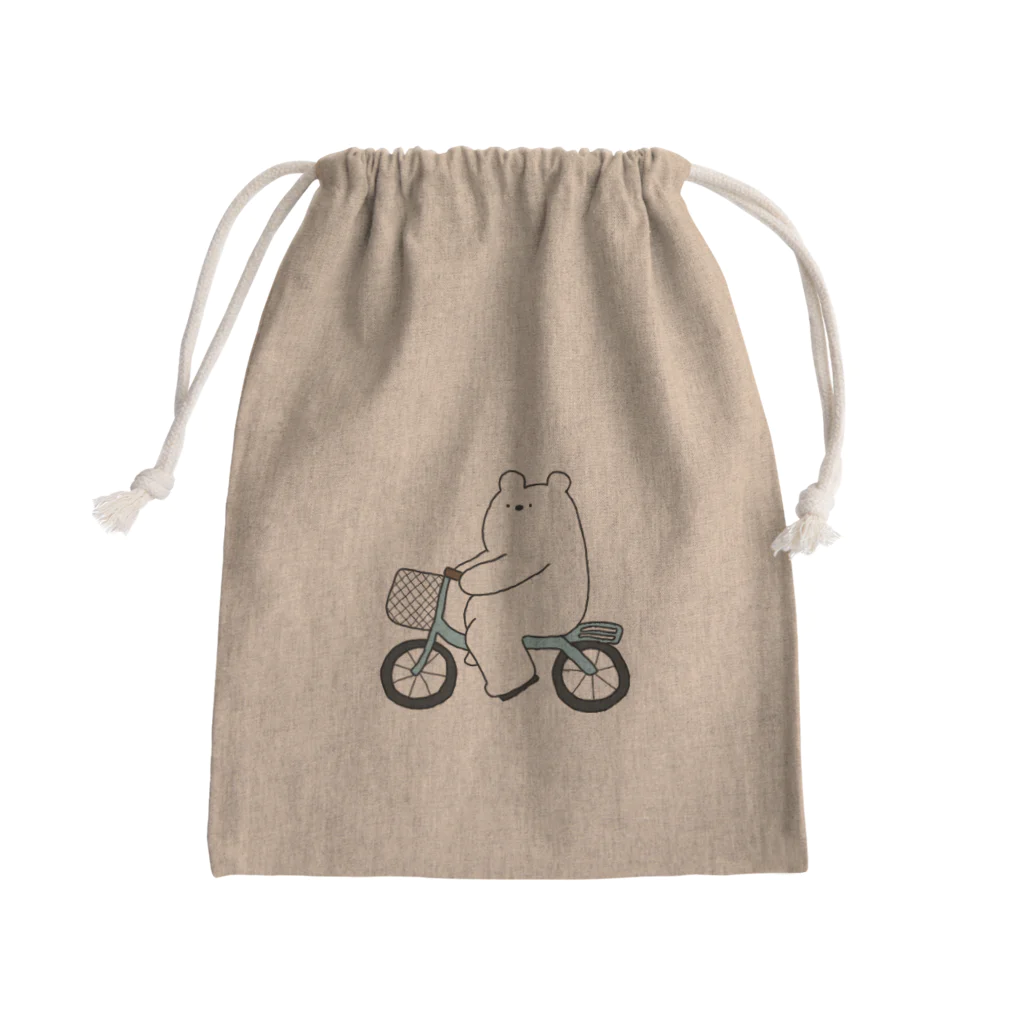 pomieのチャリできた Mini Drawstring Bag