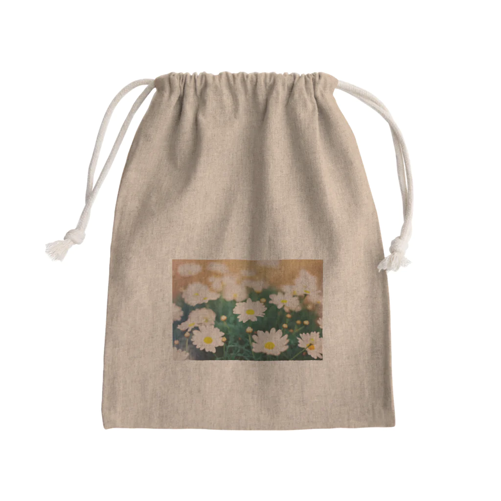 スポンジの記憶の中のキク科のお花 Mini Drawstring Bag