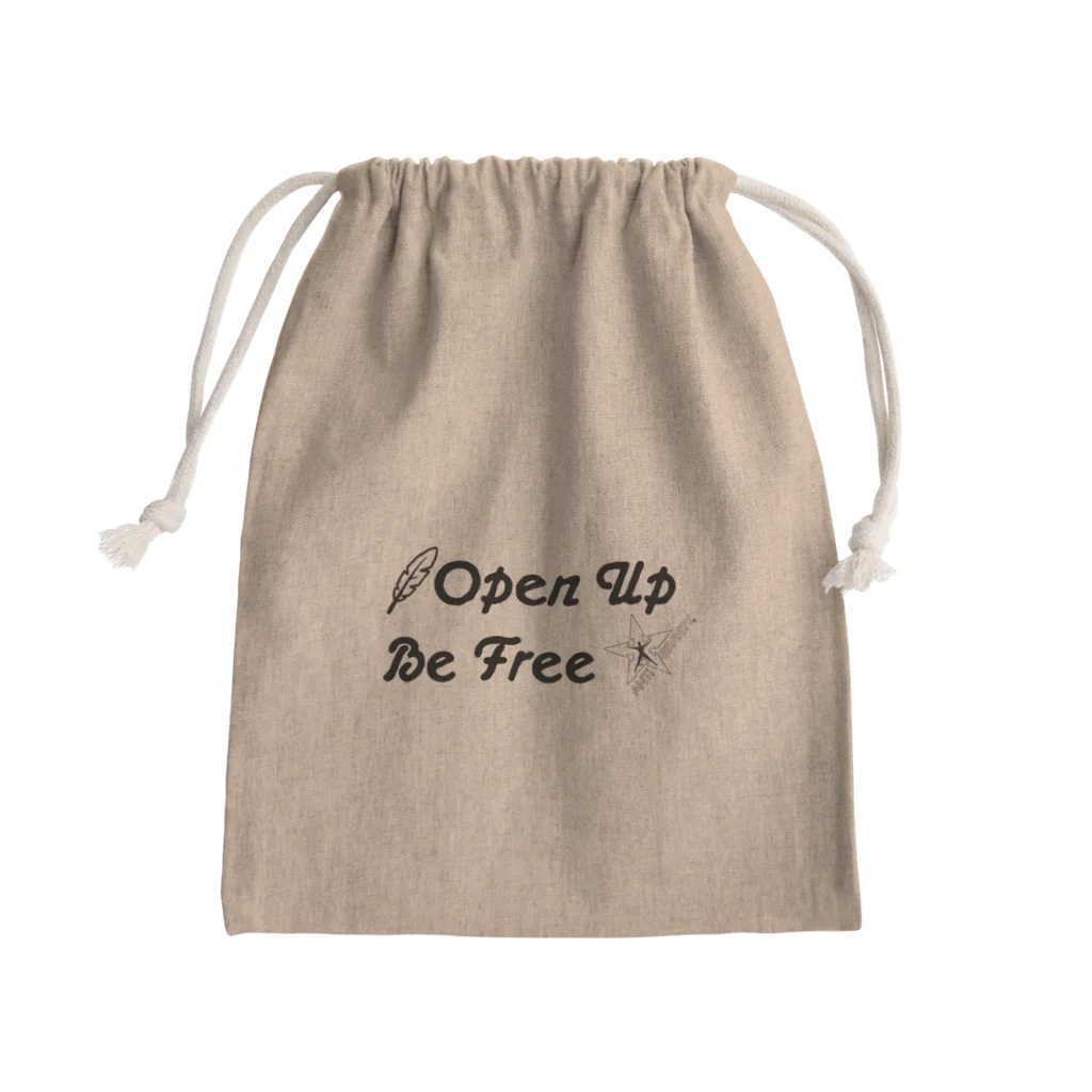 AntiGravityJAPANのOPEN UP,BE FREE Mini Drawstring Bag