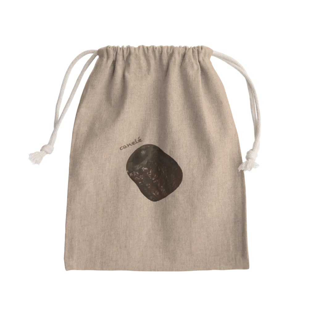 hitosaramonogatari＊shopのカヌレ・canelé Mini Drawstring Bag