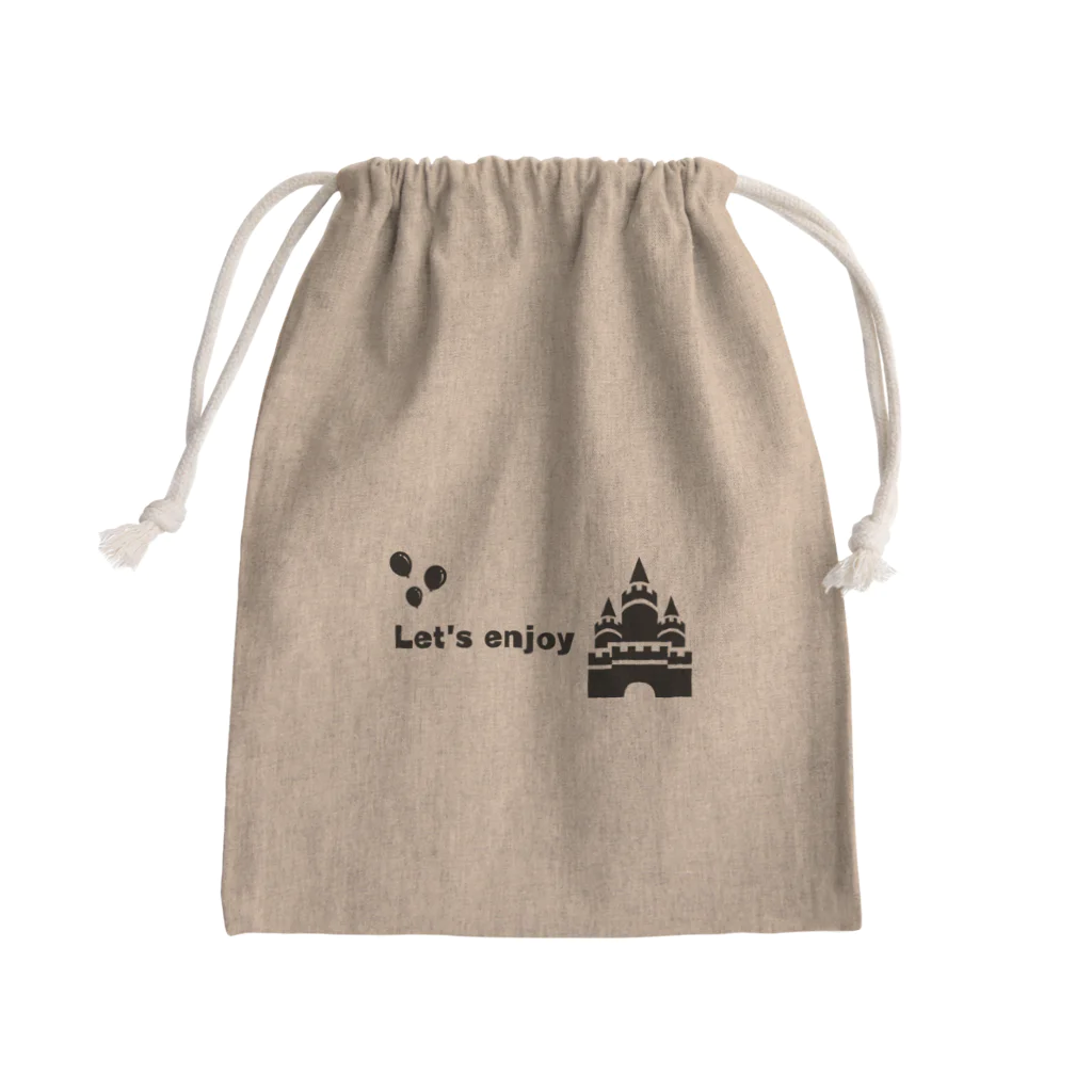 アクセサリーきまぐれ猫の非日常を楽しもう Mini Drawstring Bag