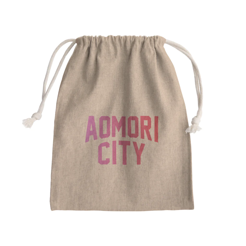 JIMOTO Wear Local Japanの青森市 AOMORI CITY Mini Drawstring Bag