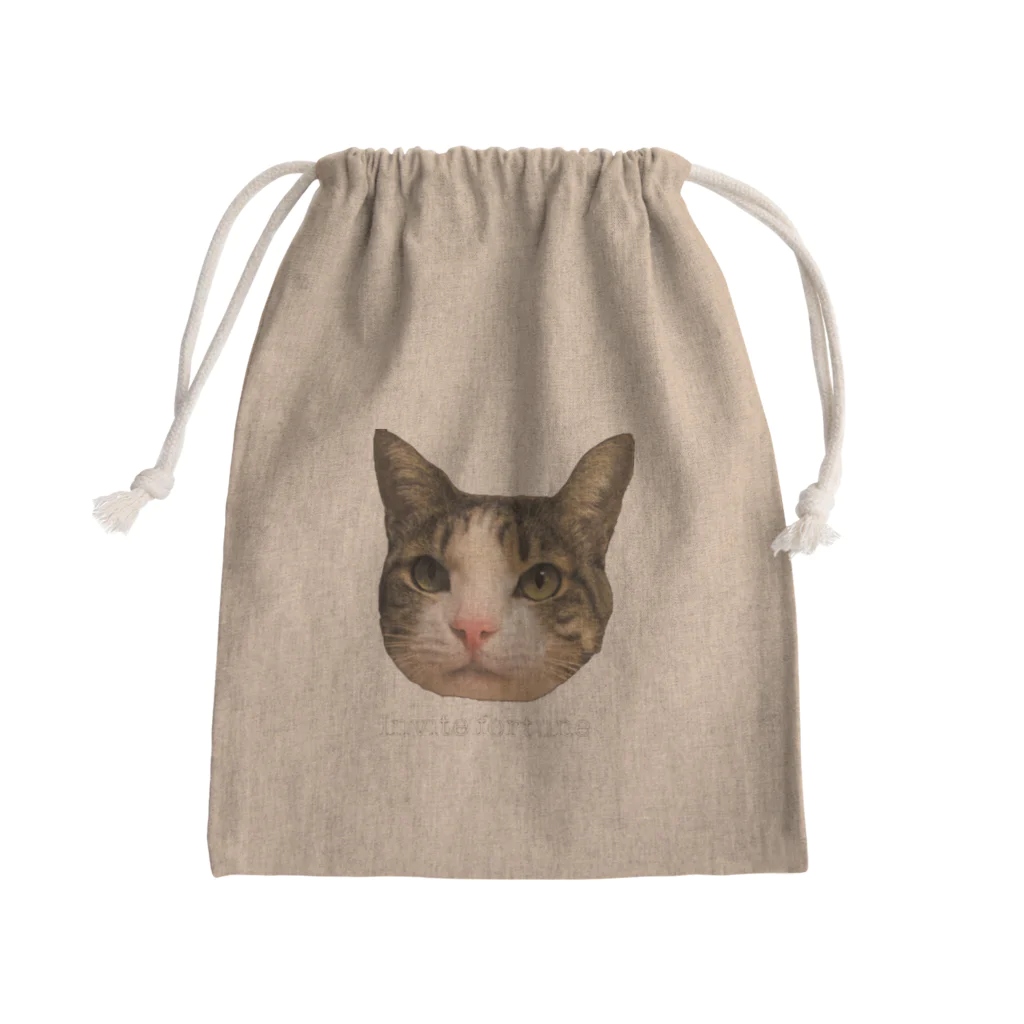 ねこねこのイケニャン 福招く！ Mini Drawstring Bag