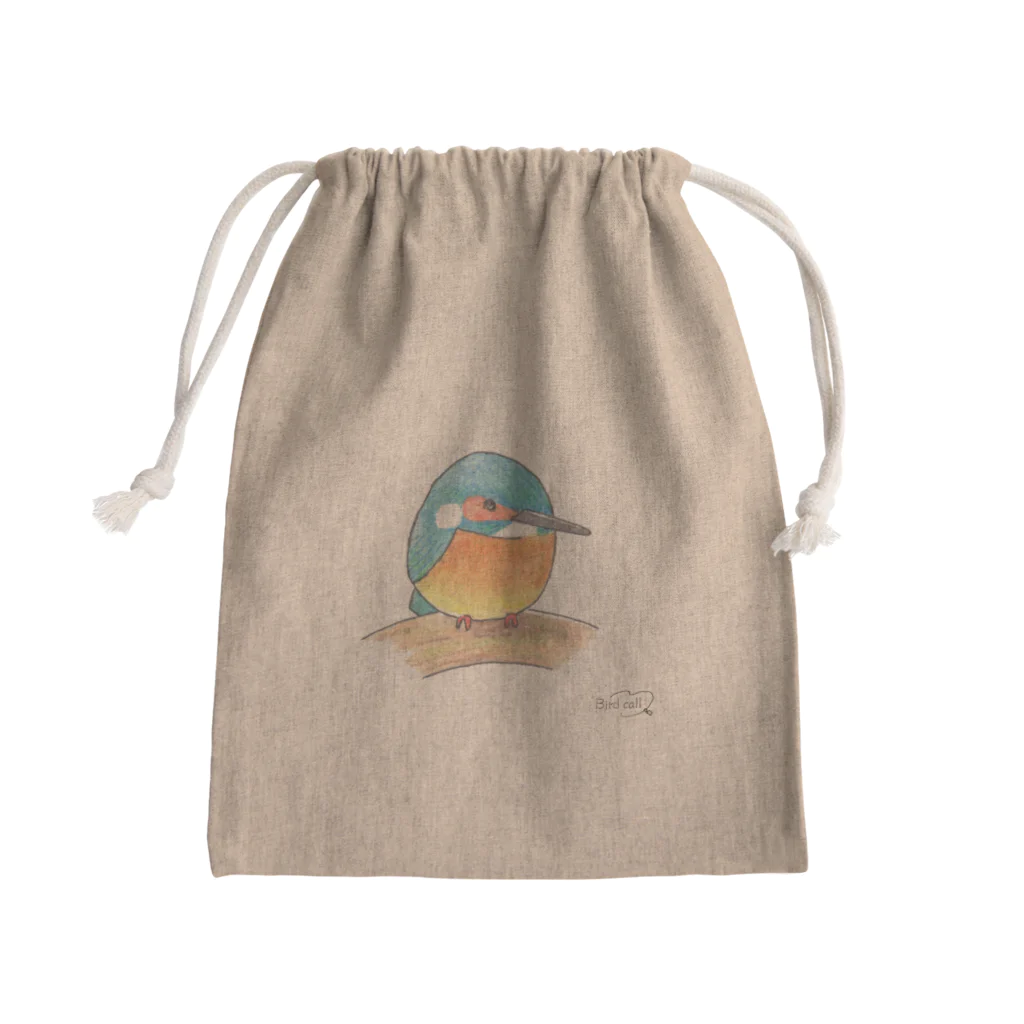 DOTEKKOの-KAWASEMI No.4- Bird call Mini Drawstring Bag