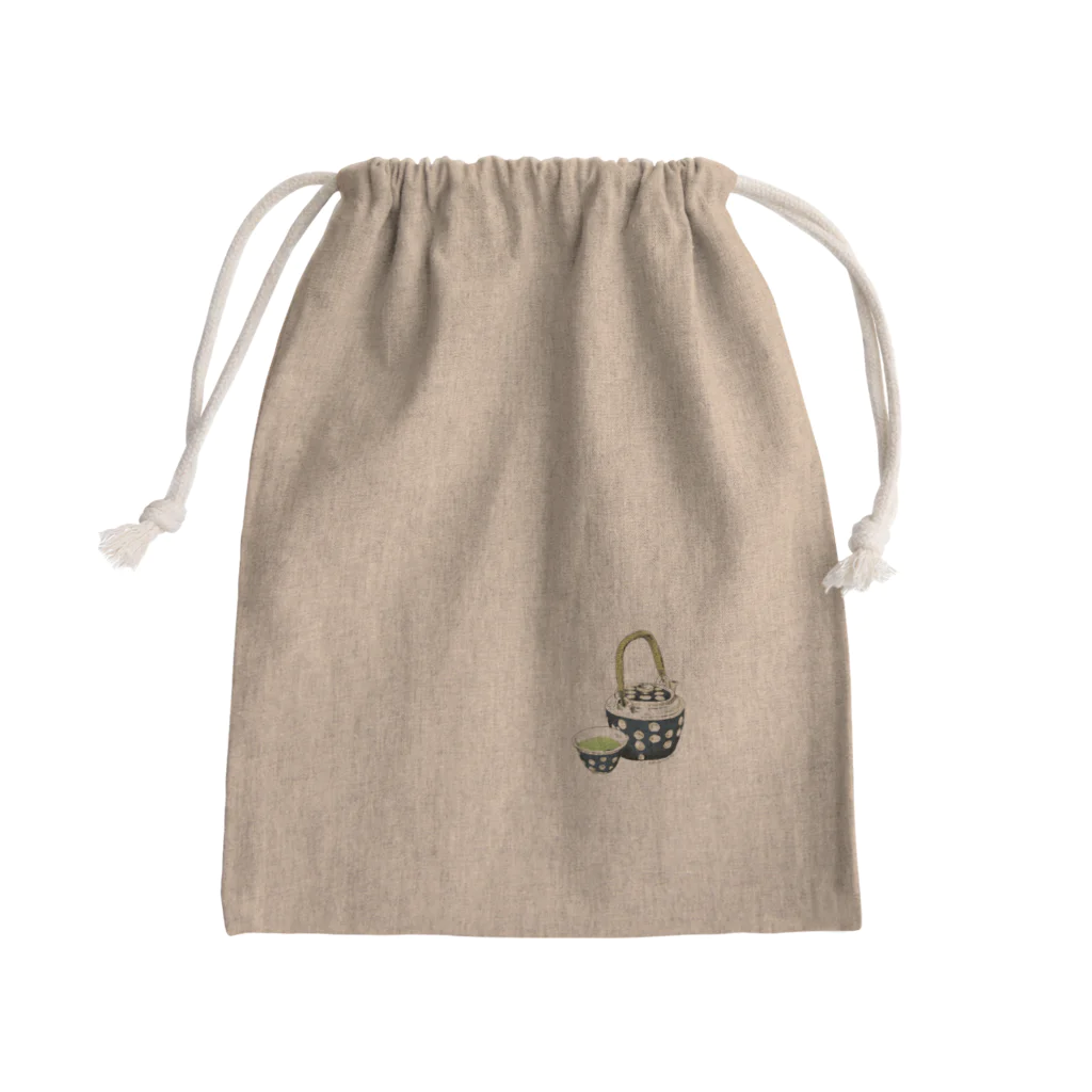 魚の目のお店のお茶の時間 Mini Drawstring Bag