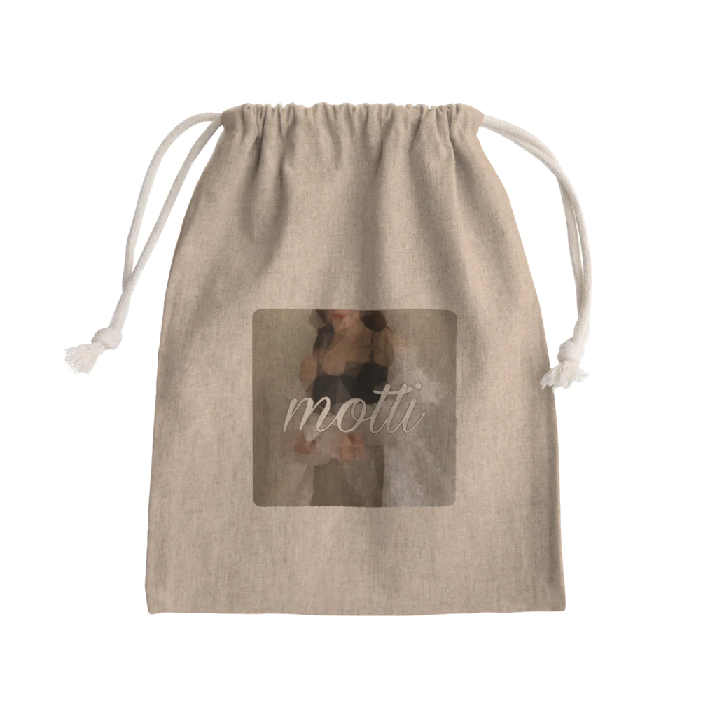 motti (モッティ)のmotti ロゴ (ポリゴン) Mini Drawstring Bag
