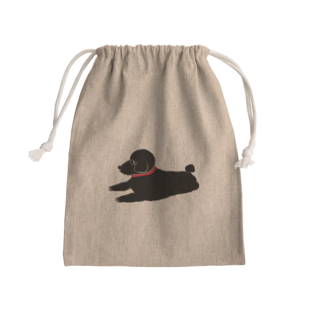 ニャトー伯爵のトイプーブラック Mini Drawstring Bag