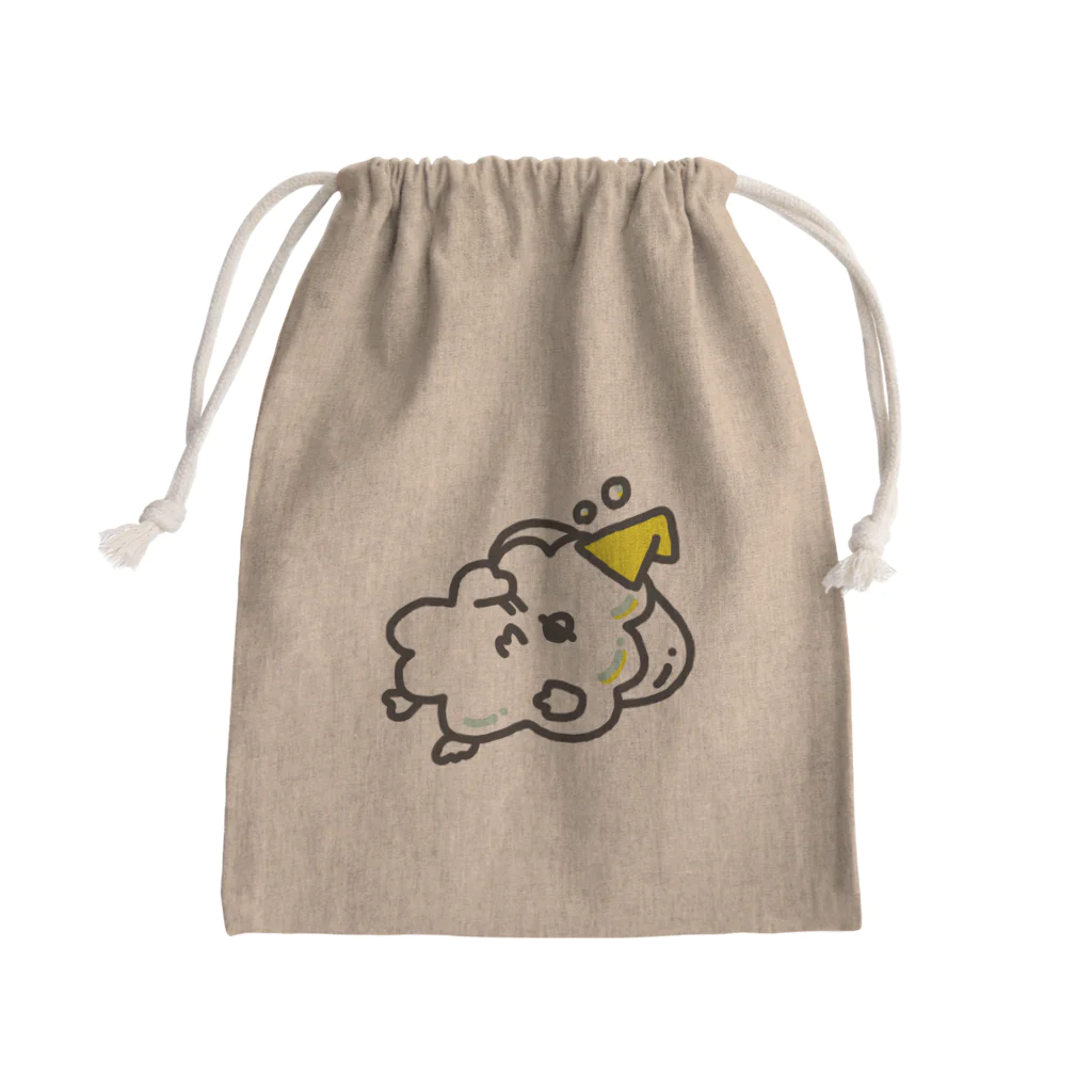 MISAKI MARUIのせっけん泡マン Mini Drawstring Bag