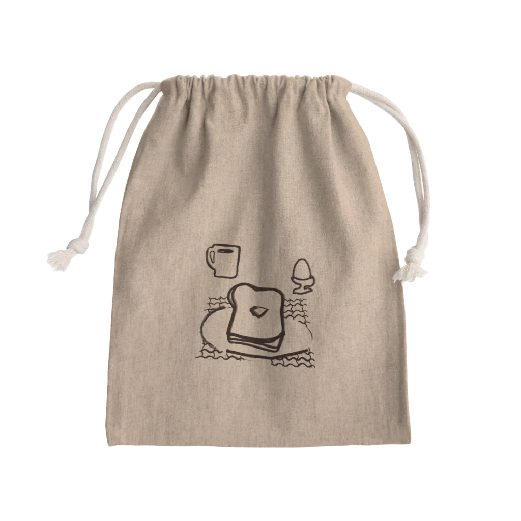 タカハシ アヤカのLeft-hand morning Mini Drawstring Bag