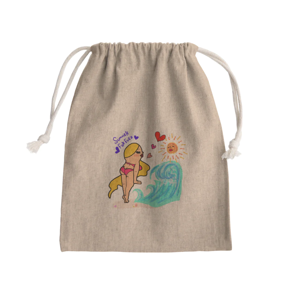 Miyuki_Sakagamiのsummer girl@小物 Mini Drawstring Bag