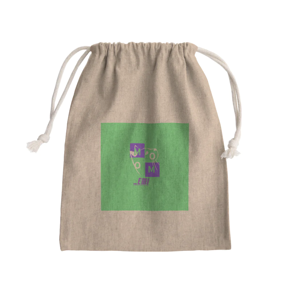 momo_emiのmomo_emi ロゴグッズ Mini Drawstring Bag