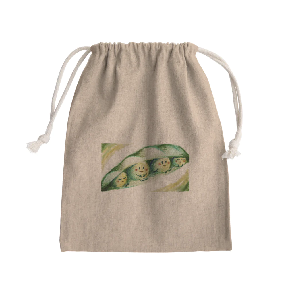 つるはるのまめ兄弟 Mini Drawstring Bag