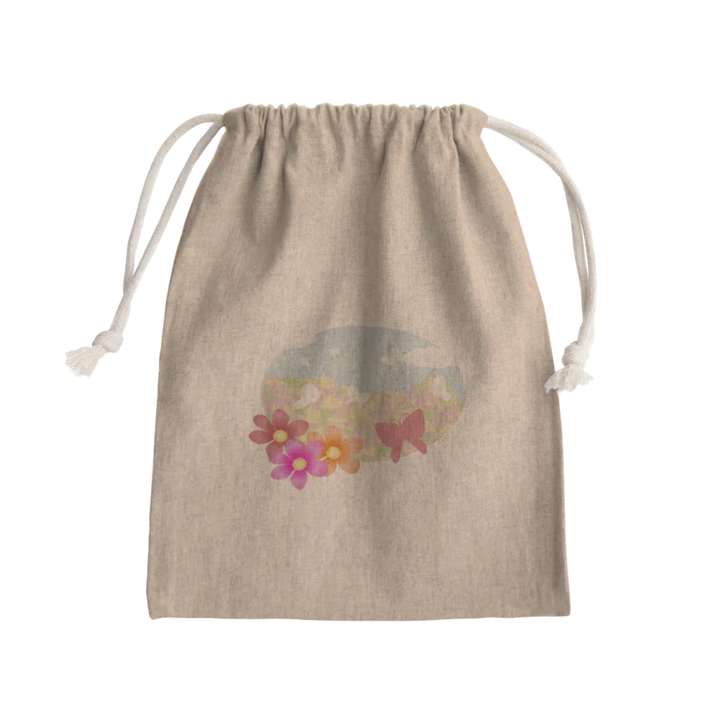 Tender time for OsyatoのButterfly wings flapping Mini Drawstring Bag