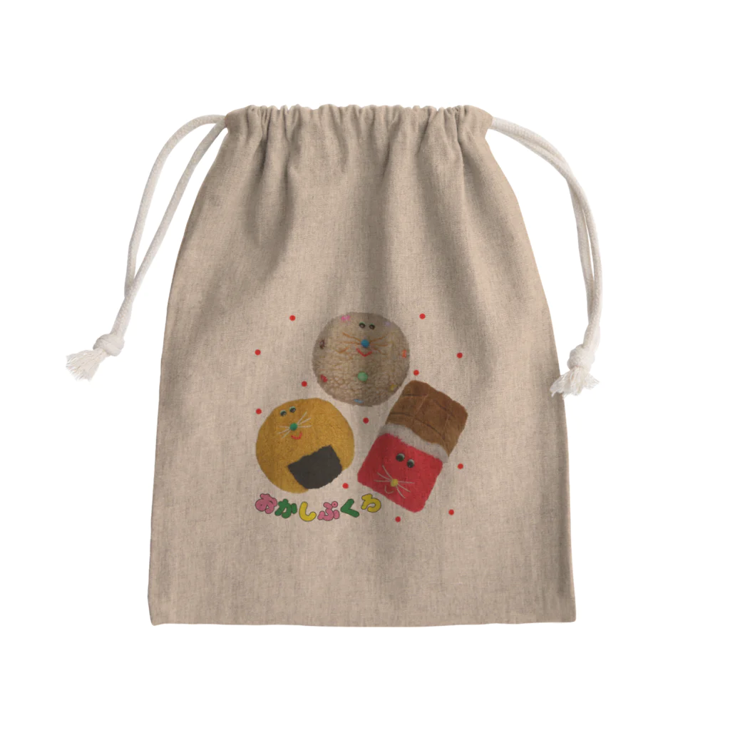 むにゅのおかしぷくろ Mini Drawstring Bag