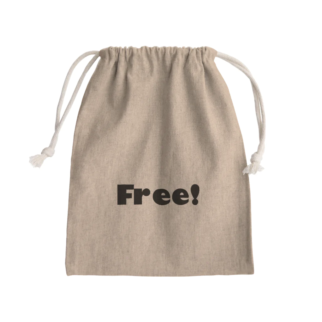 oka__のFree! Mini Drawstring Bag