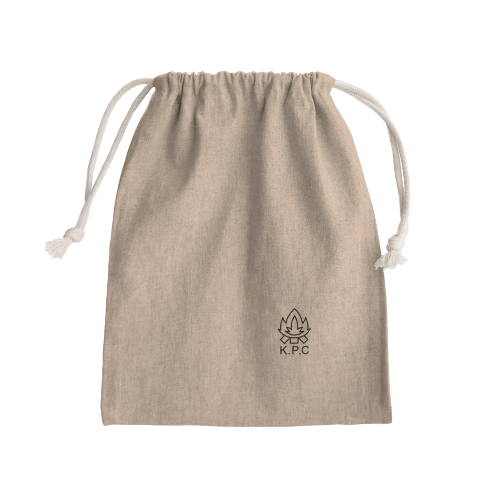 KENJI PERM CAMP（ケンジパーマキャンプ）の【全2色】巾着袋（焚き火） Mini Drawstring Bag