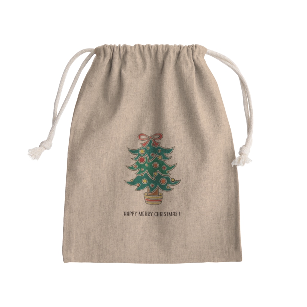 kanaのクリスマスツリー Mini Drawstring Bag