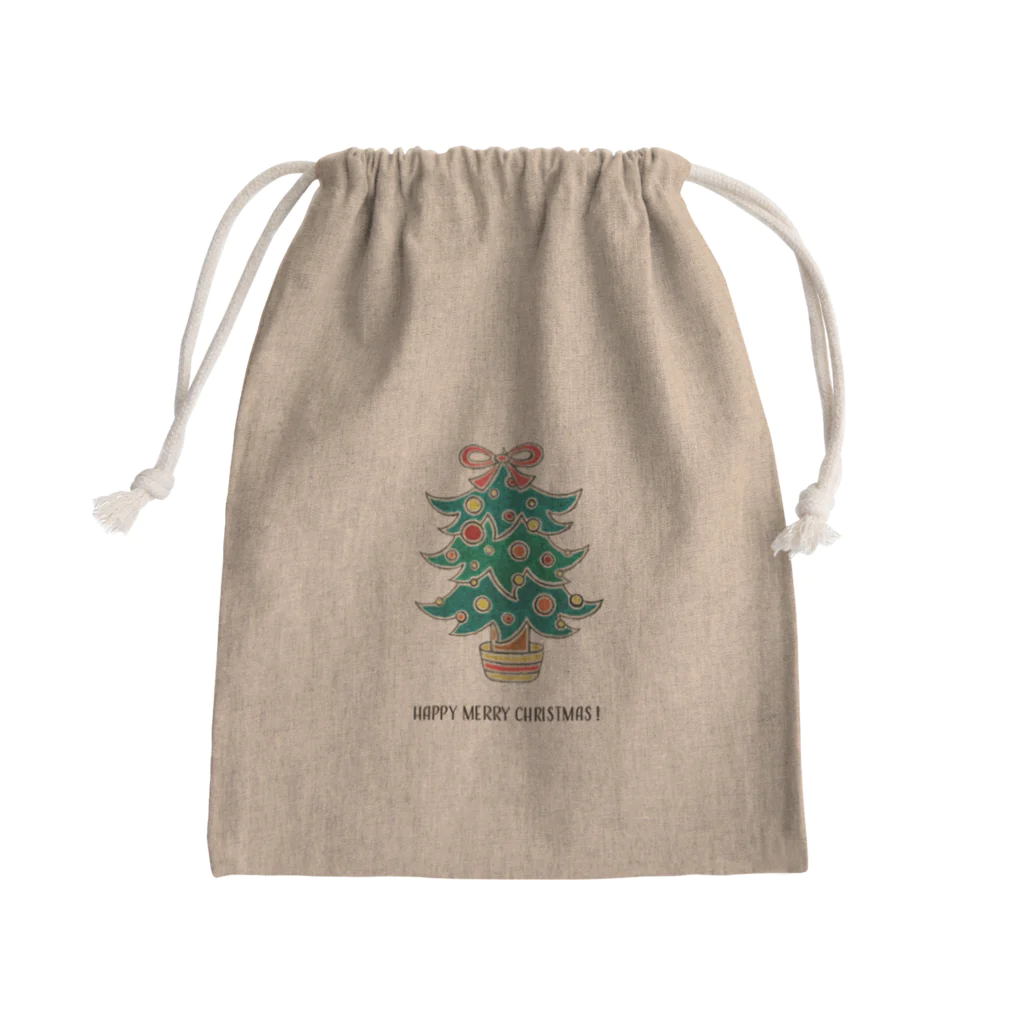 kanaのクリスマスツリー Mini Drawstring Bag