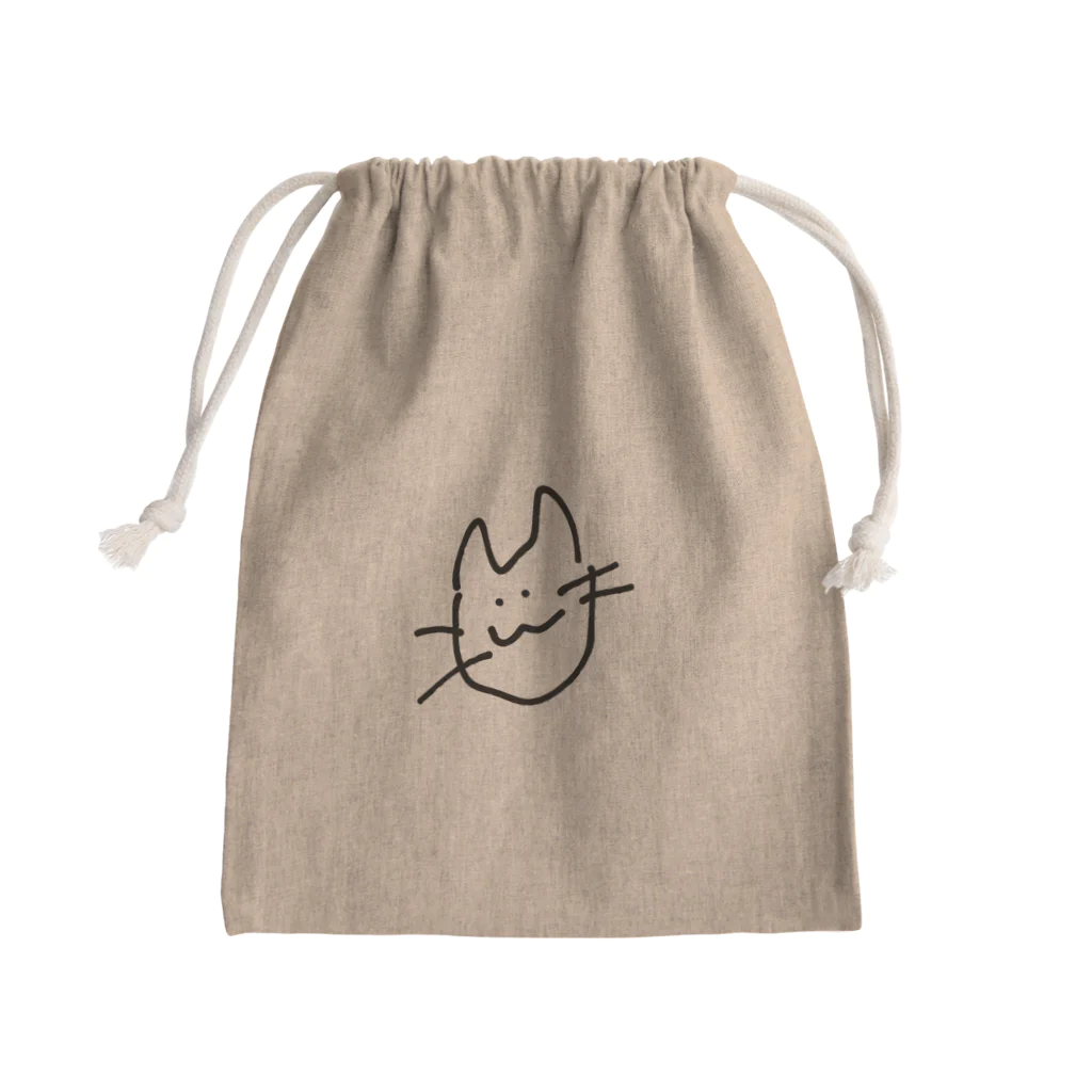 ごましおたべたい🦎のてきとおなきゃっつ Mini Drawstring Bag
