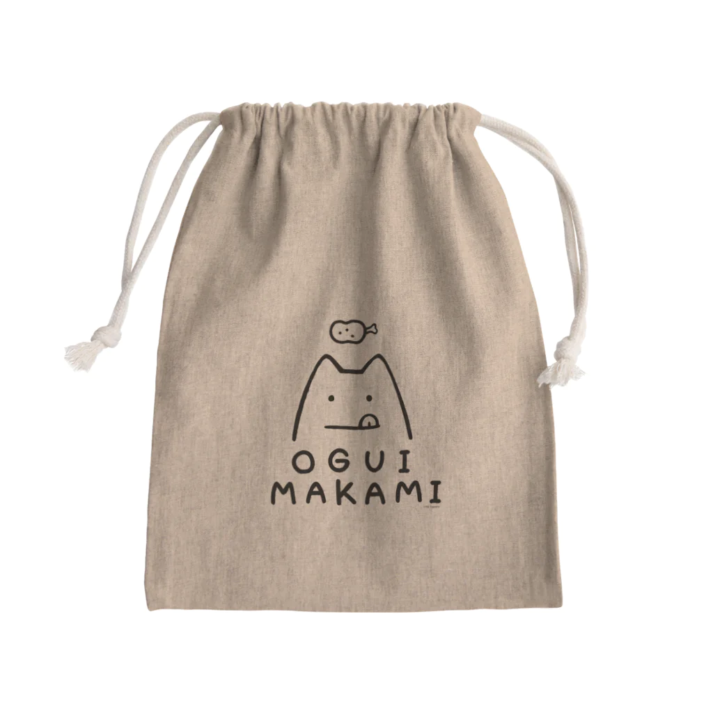 Mi Tagawaのおおぐいまかみ Mini Drawstring Bag