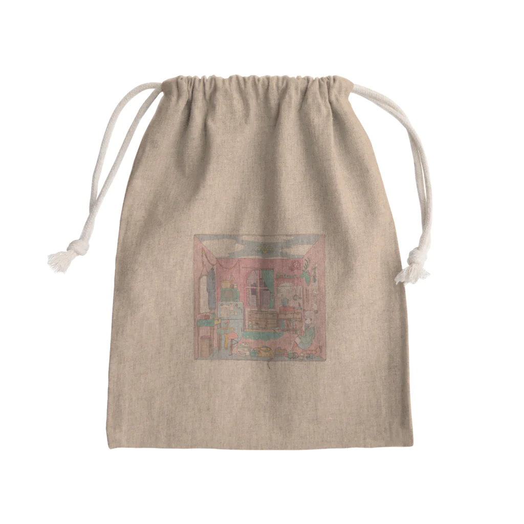 夢野ネロの健康で文化的な生活 Mini Drawstring Bag