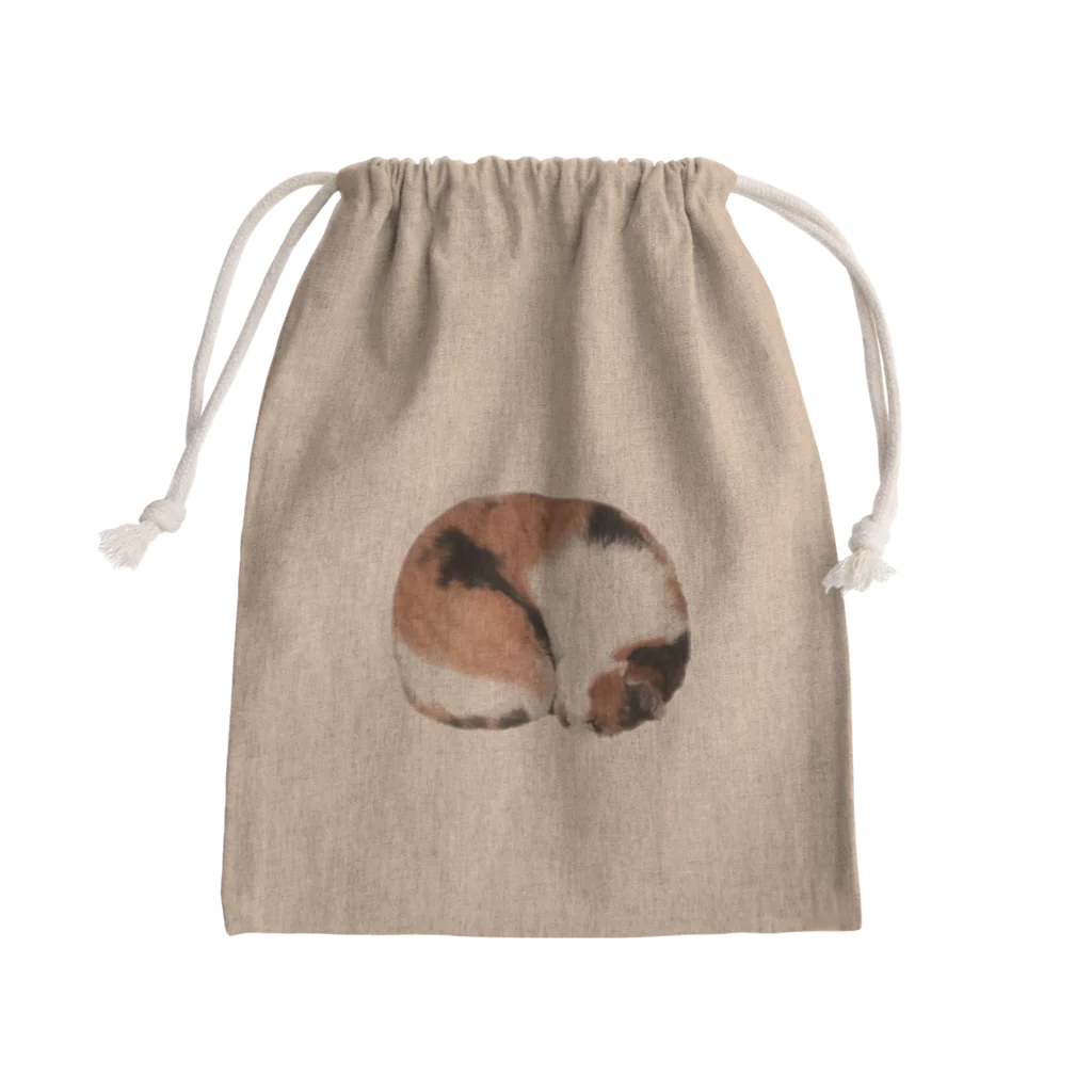 にゃんころもちのすやすやおもちねこ Mini Drawstring Bag