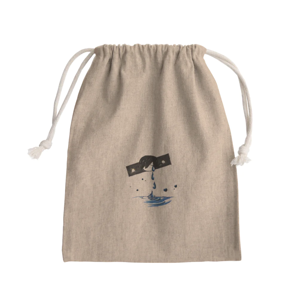 emotionsの涙と湖 Mini Drawstring Bag