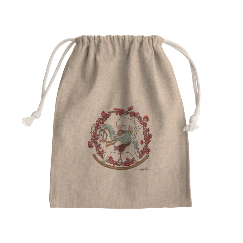 miyako_shopの木馬と山帰来 Mini Drawstring Bag