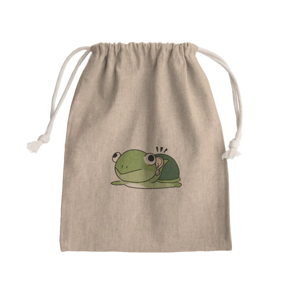 あおがねミラクルショッピングのカタパルトくん Mini Drawstring Bag