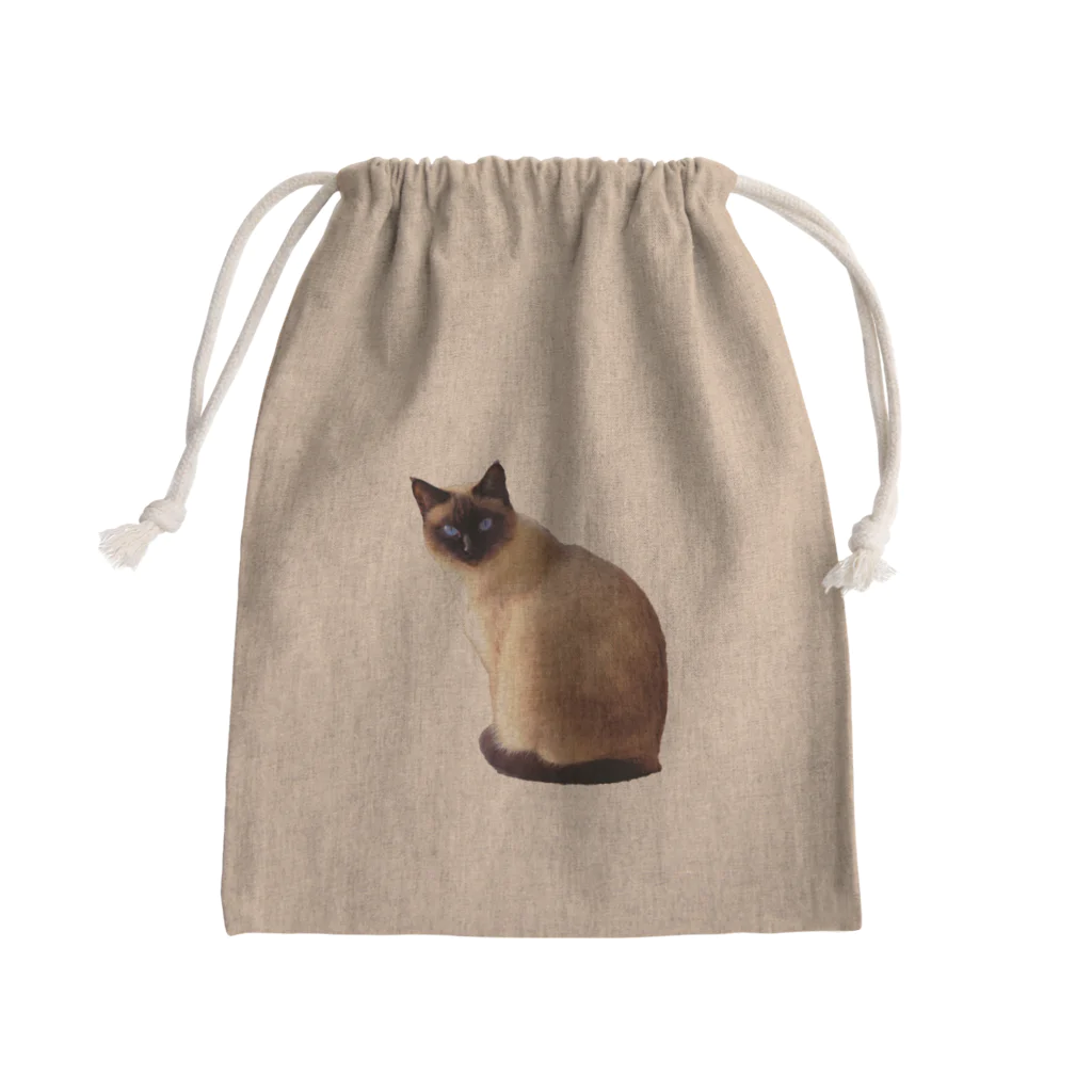 umameshiのネコ / cat Mini Drawstring Bag