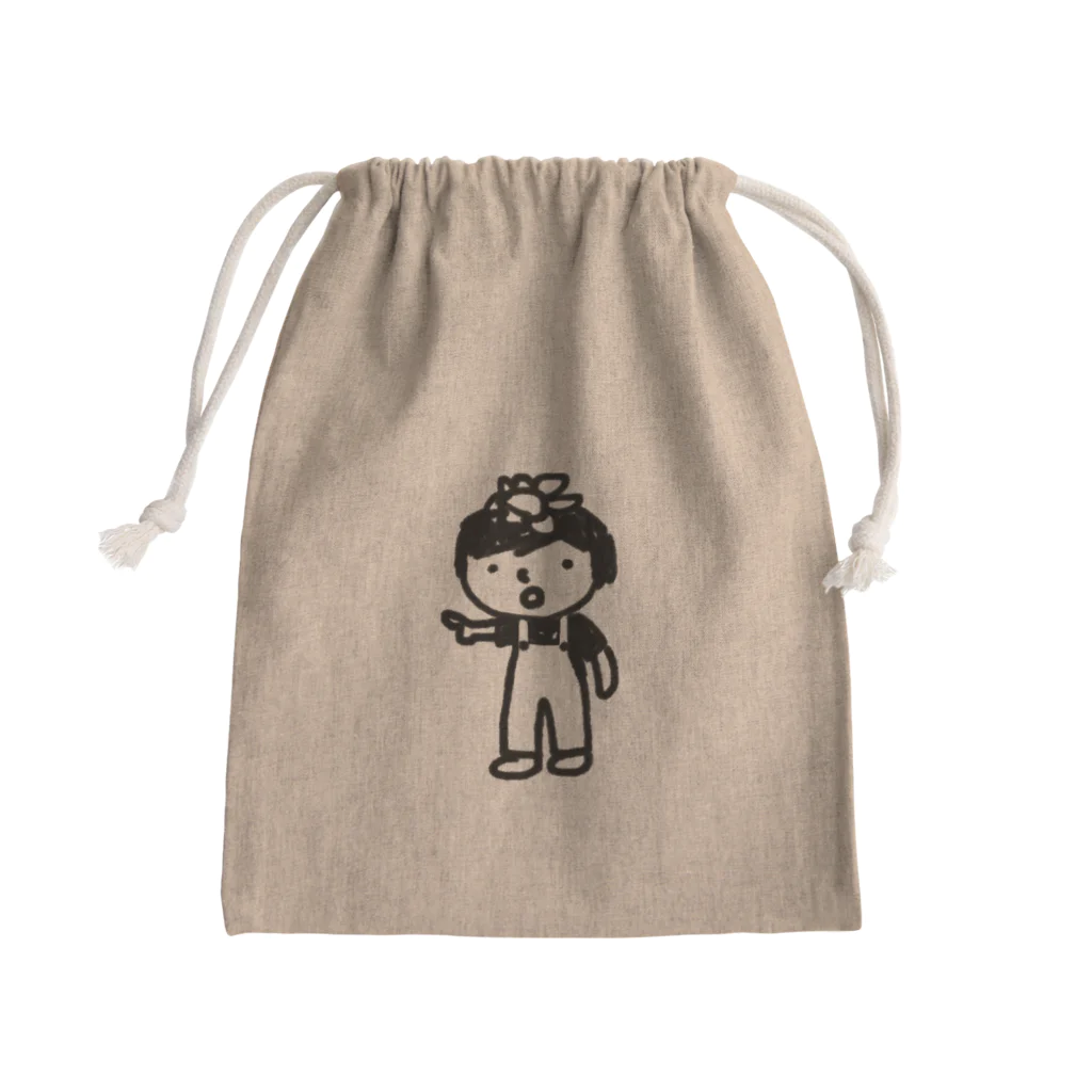 のんつ屋の元祖のんつ Mini Drawstring Bag