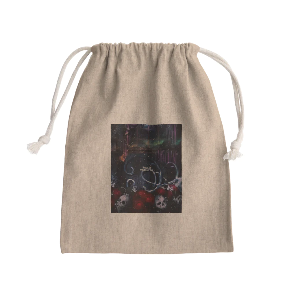 【ホラー専門店】ジルショップの(縦長)Dark Gothic Mini Drawstring Bag