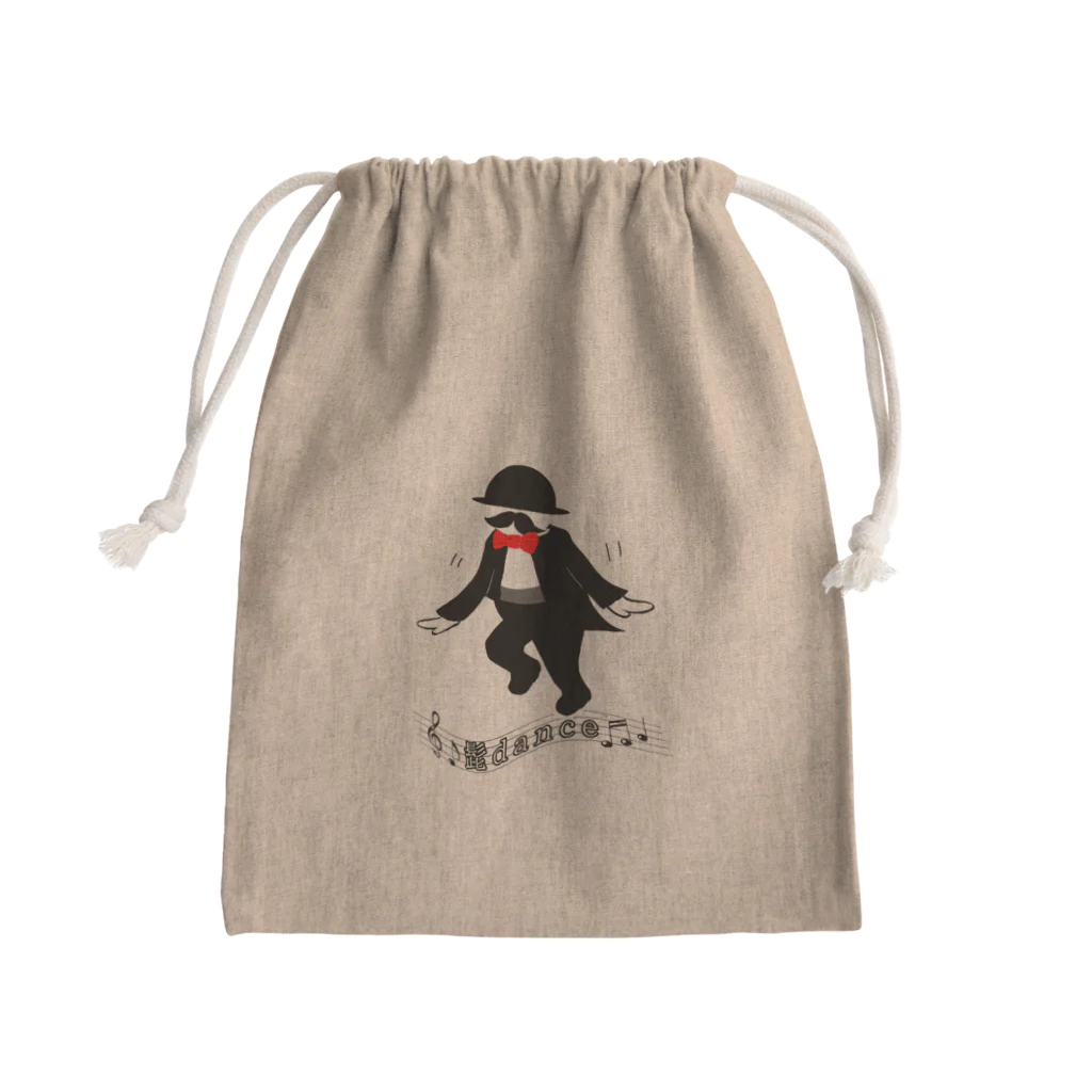 momolove の髭dance Mini Drawstring Bag