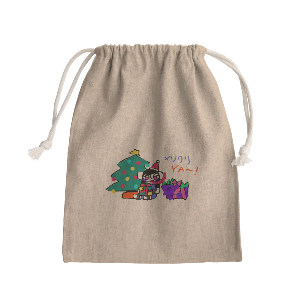 支配者様に投げ銭ショッッップのメリクリYA〜! Mini Drawstring Bag