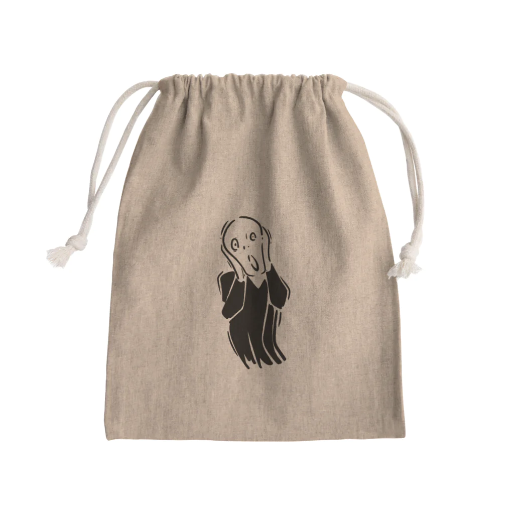 山形屋米店のムンクの叫び Mini Drawstring Bag