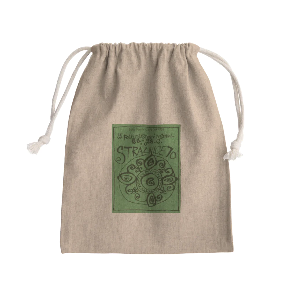 YS VINTAGE WORKSのチェコ・モラヴィア地方　フォークロア・フェスティバル Mini Drawstring Bag