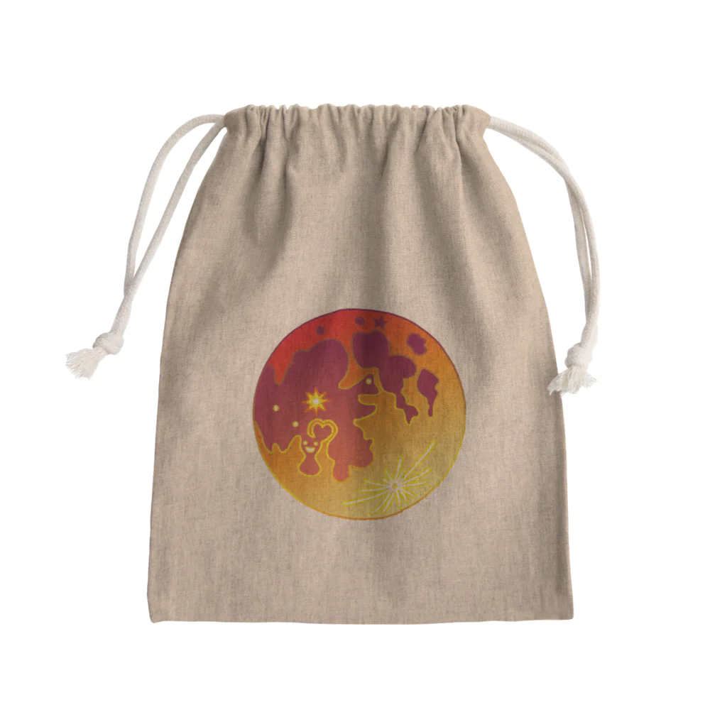 KANAT  LAMHITAの満月 Mini Drawstring Bag