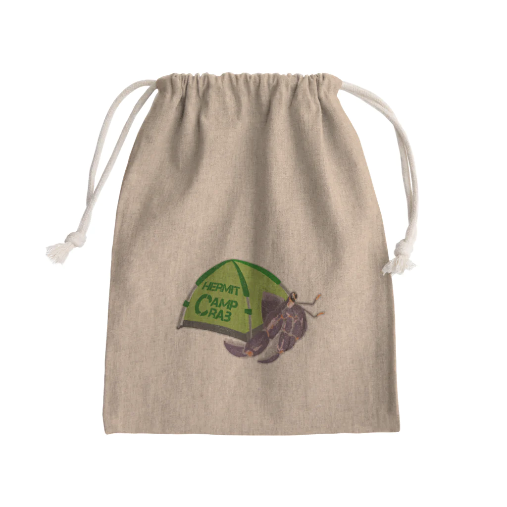 くいなの母のソロキャンプ Mini Drawstring Bag