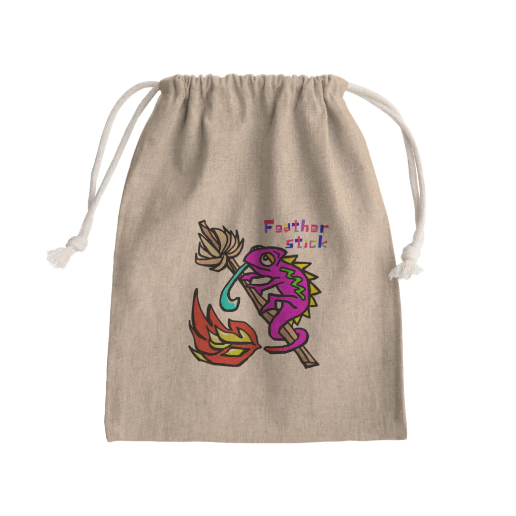 Feather stick-フェザースティック-のフェザースティック【Feather stick】 Mini Drawstring Bag