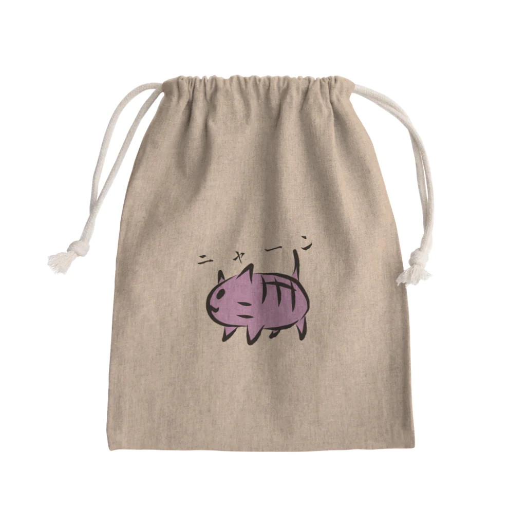 ゆでたまるのニャーン Mini Drawstring Bag