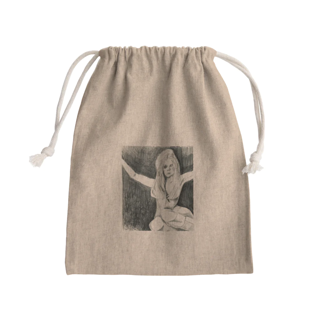 ieharatoshiakiのアルコールよりもイチゴのソーダ Mini Drawstring Bag