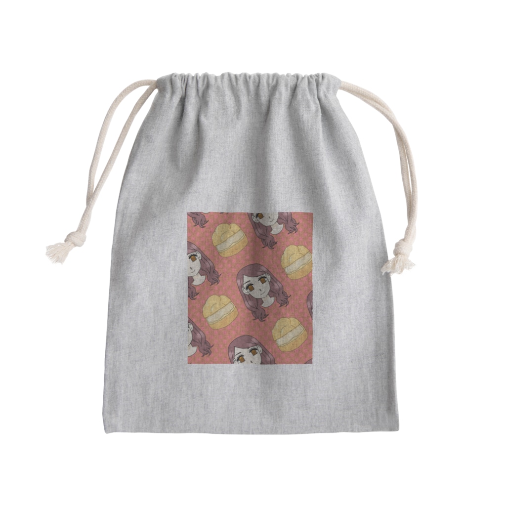 ガールズルームのシュークリームとシューコちゃん Mini Drawstring Bag