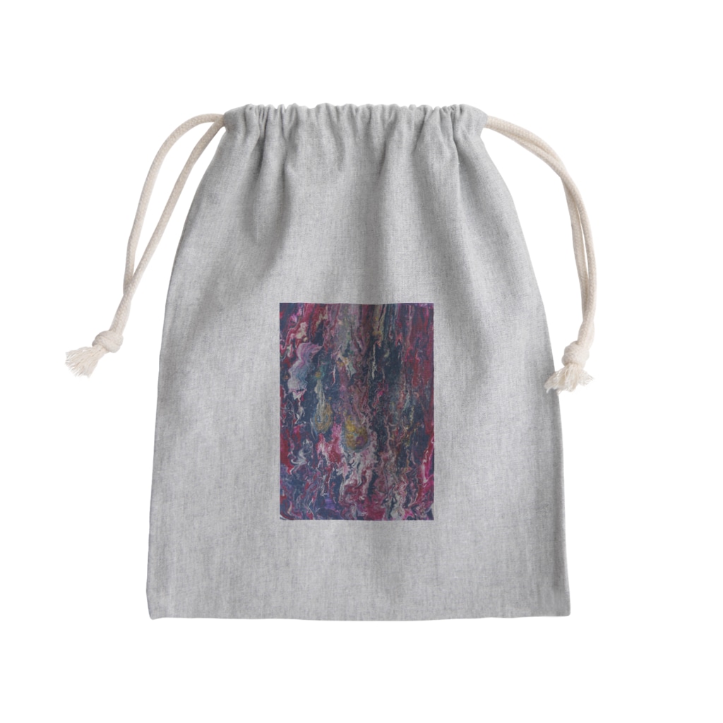 アオムラサキのViolet Flame 002 Mini Drawstring Bag