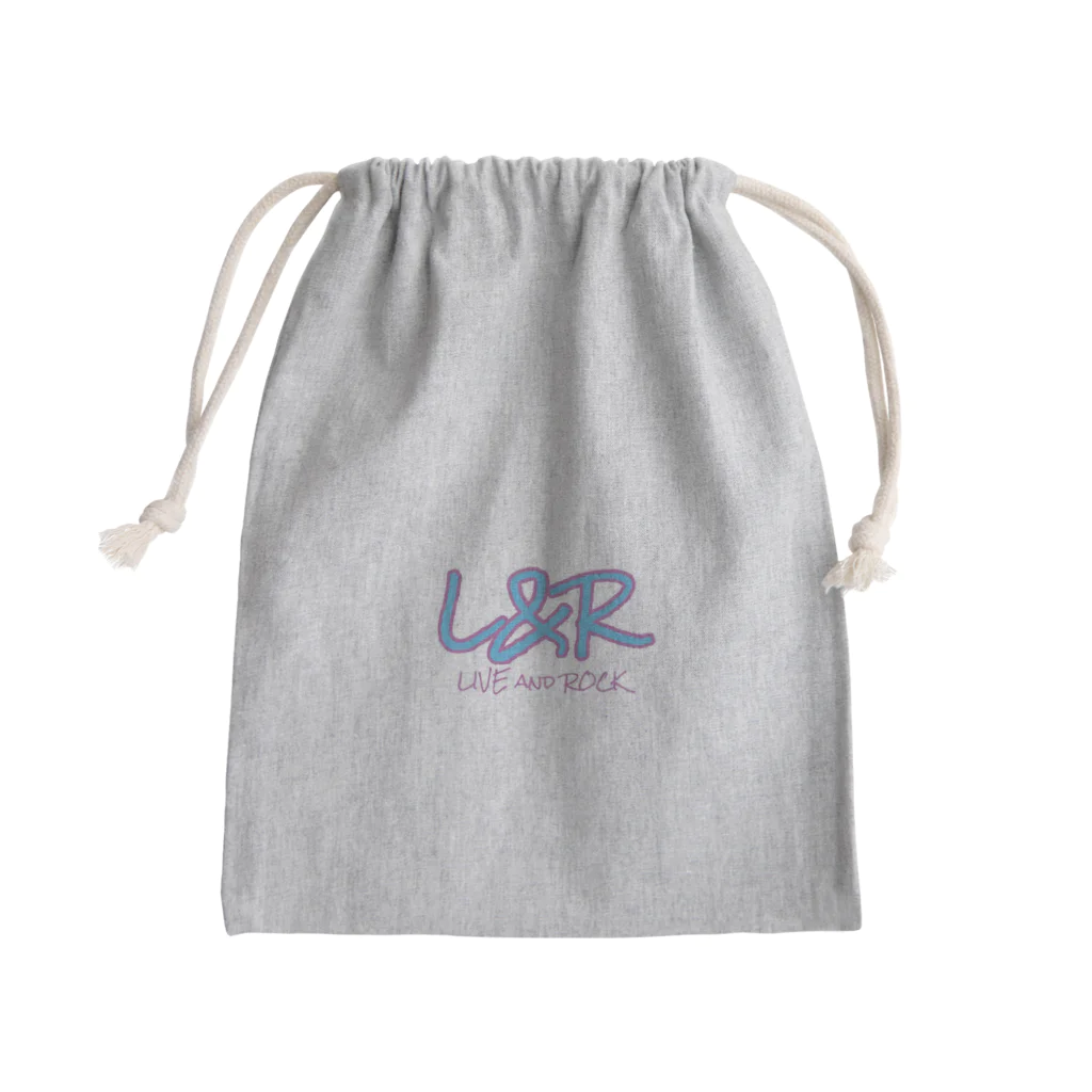 L&RのL&R  LIVE and ROCK Mini Drawstring Bag